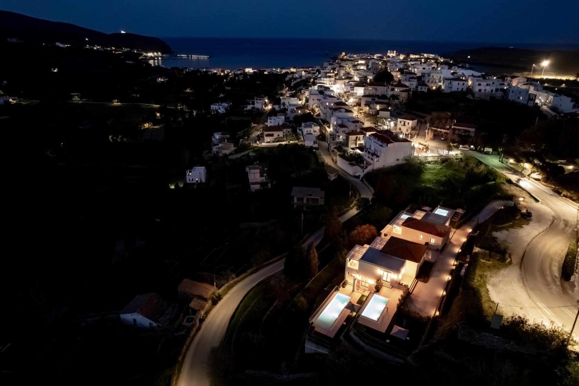 Suitehome Villas With Private Pools By Explore Andros Kültér fotó